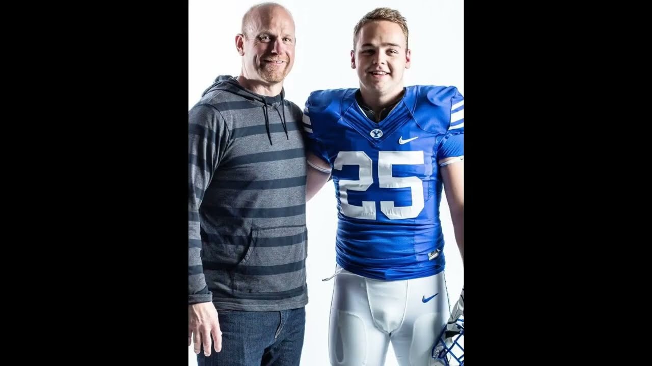 BYU alumni and Steelers football player, Chris Hoke, passes his legacy to his son