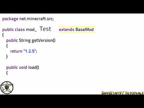 Minecraft Complete Modding Guide: Episode 4 | Understanding basic structure of mod_ class file