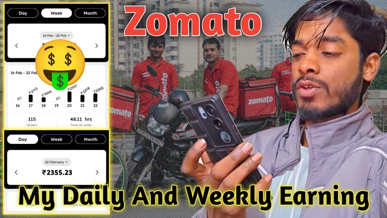 Zomato delivery partner: My daily and weekly earnings 🤑 | Rajesh Priya Vlog