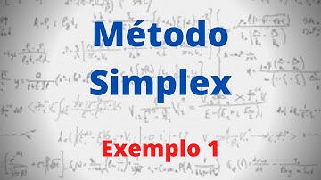 Método Simplex - Exemplo 1 (Maximização)