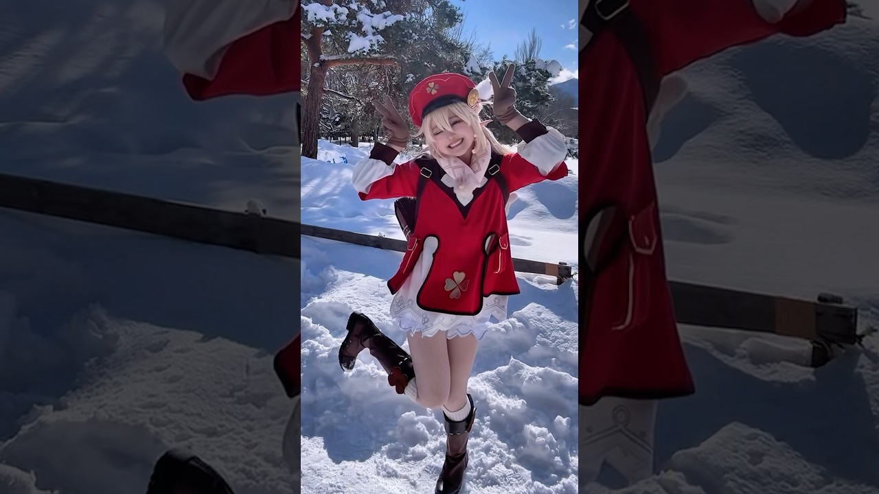 【原神コスプレ】雪山でクレーちゃんが踊ってみた #cosplay