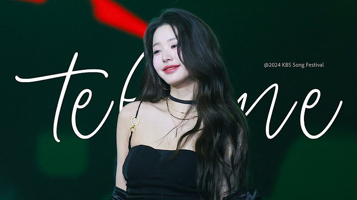 241220 지누션 -말해줘(With 장원영) 아이브 장원영 IVE JANGWONYOUNG 직캠 @2024 KBS Song Festival