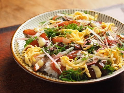 漬けブリの海鮮ちらし寿司