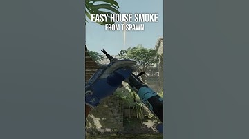 EASY house smoke from spawn Ancient #cs2 #counterstrike2 #shorts