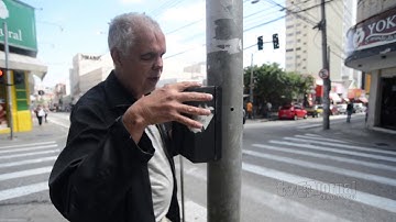 Semáforos com sinal sonoro