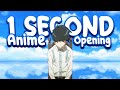 Can you guess the anime in 1 second 100 ops very easy  extreme