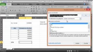 Como calcular el VPN o VAN con excel (Valor Presente Neto o Valor Actual Neto) image