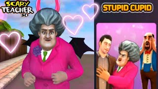 SCARY TEACHER 3D - Stupid Cupid - Queen of Hearts - Special Levels - Valentine's Day