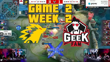 ONIC vs GEEK FAM ID | Regular Season Week 2 Day 1 | Game 2 | #mplids16 #onicvsgeek