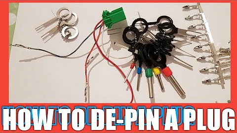 DEPINNING AUTOMOTIVE CONNECTOR  remove terminal from a depin wiring connector