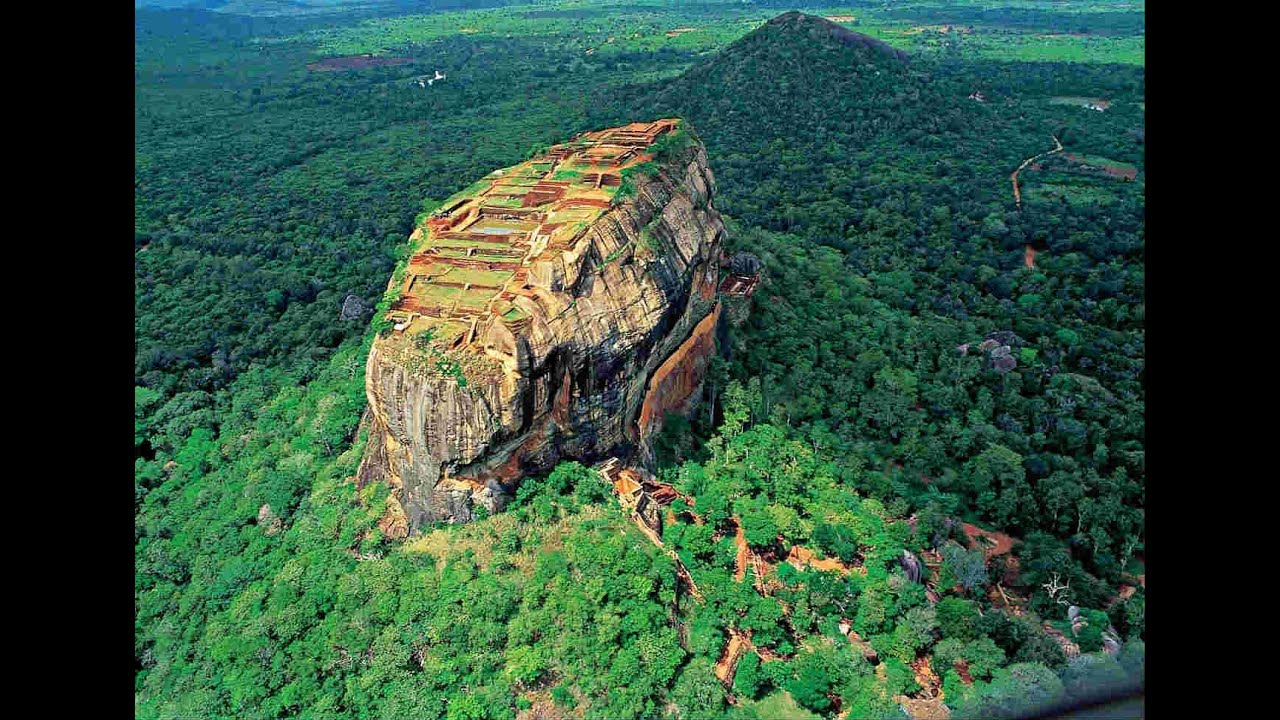 Historic And Ancient Site In Sri Lanka Sigiriya The Lion Rock Youtube