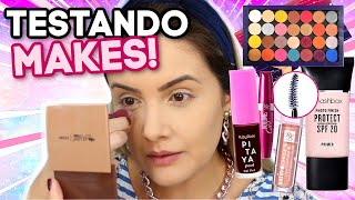 TESTANDO PRODUTOS QUE RECEBI