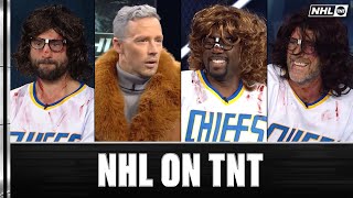The NHL on TNT Boys are in the Halloween Spirit Tonight 😂🎃
