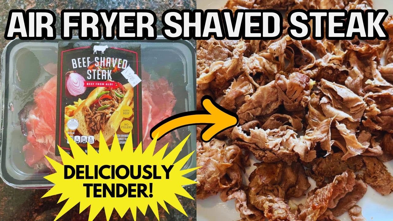 Air Fryer Shaved Steak Recipe Satisfying Meal in Minutes - YouTube