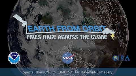 Earth From Orbit: Fires Rage Across the Globe