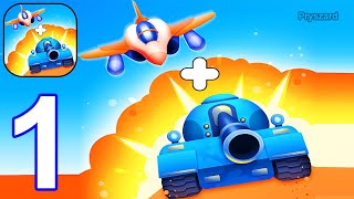 Merge Army Military Defense - Gameplay Walkthrough Part 1 Army War Commander Level 1-20 iOS, Android screenshot 3