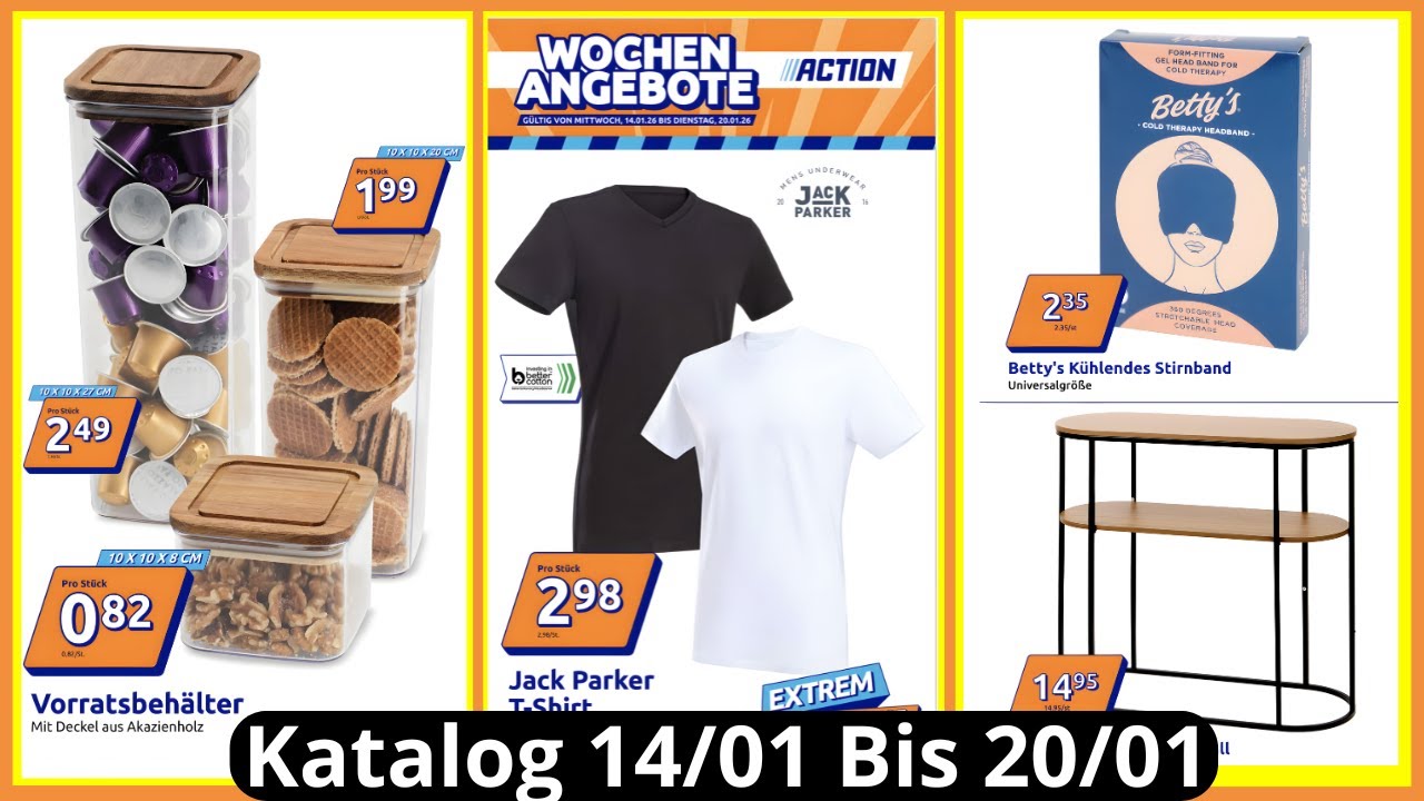 Neuer ACTION Prospekt Angebote & Aktionen vom 14/01/26 bis 20/01/26 🛒 