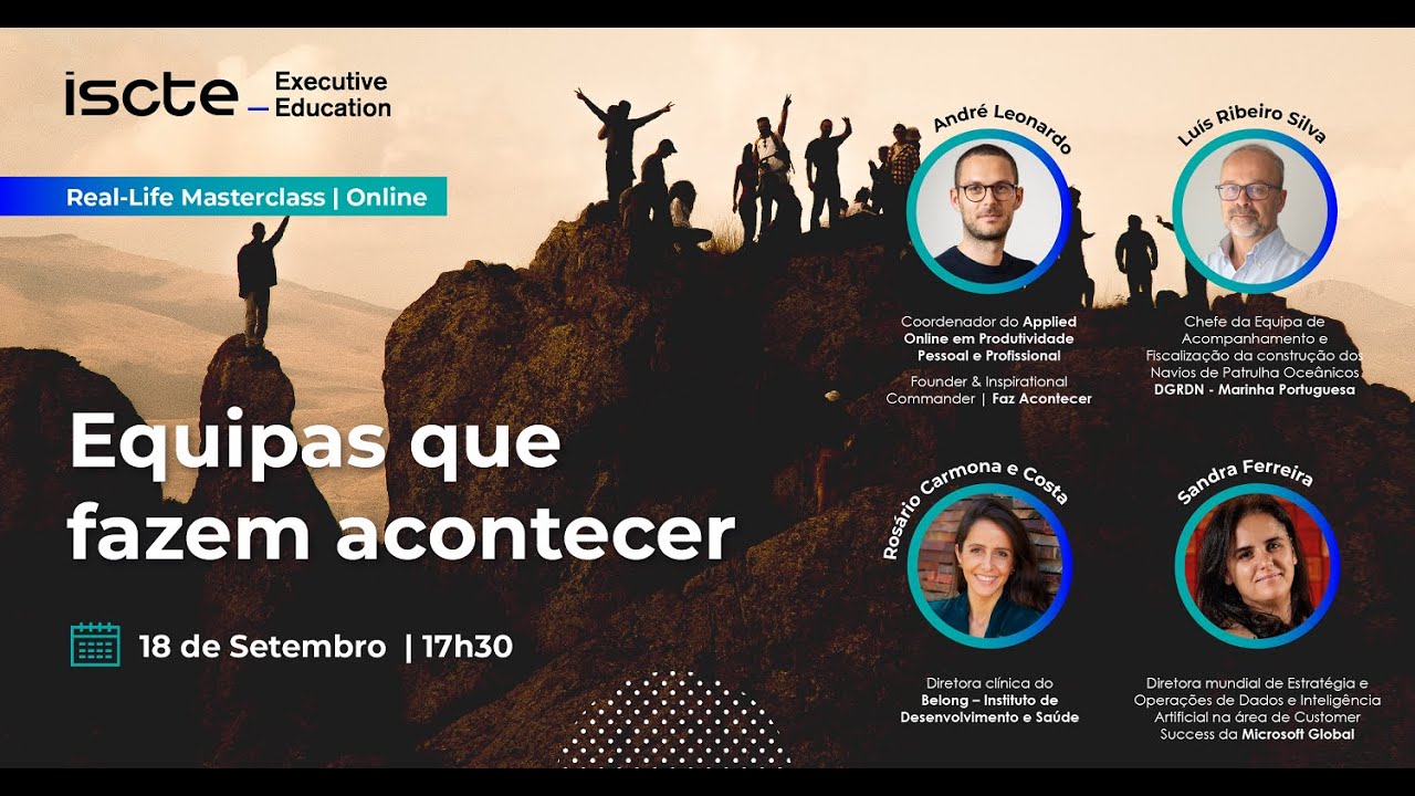 Productivity Talks - masterclass “Equipas que fazem acontecer - YouTube
