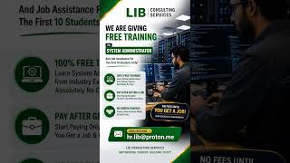 💻 FREE System Admin Training + Job Guarantee?
