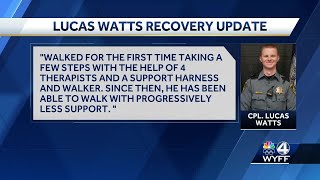 Family gives update on Oconee County, South Carolina, deputy shot in line of duty