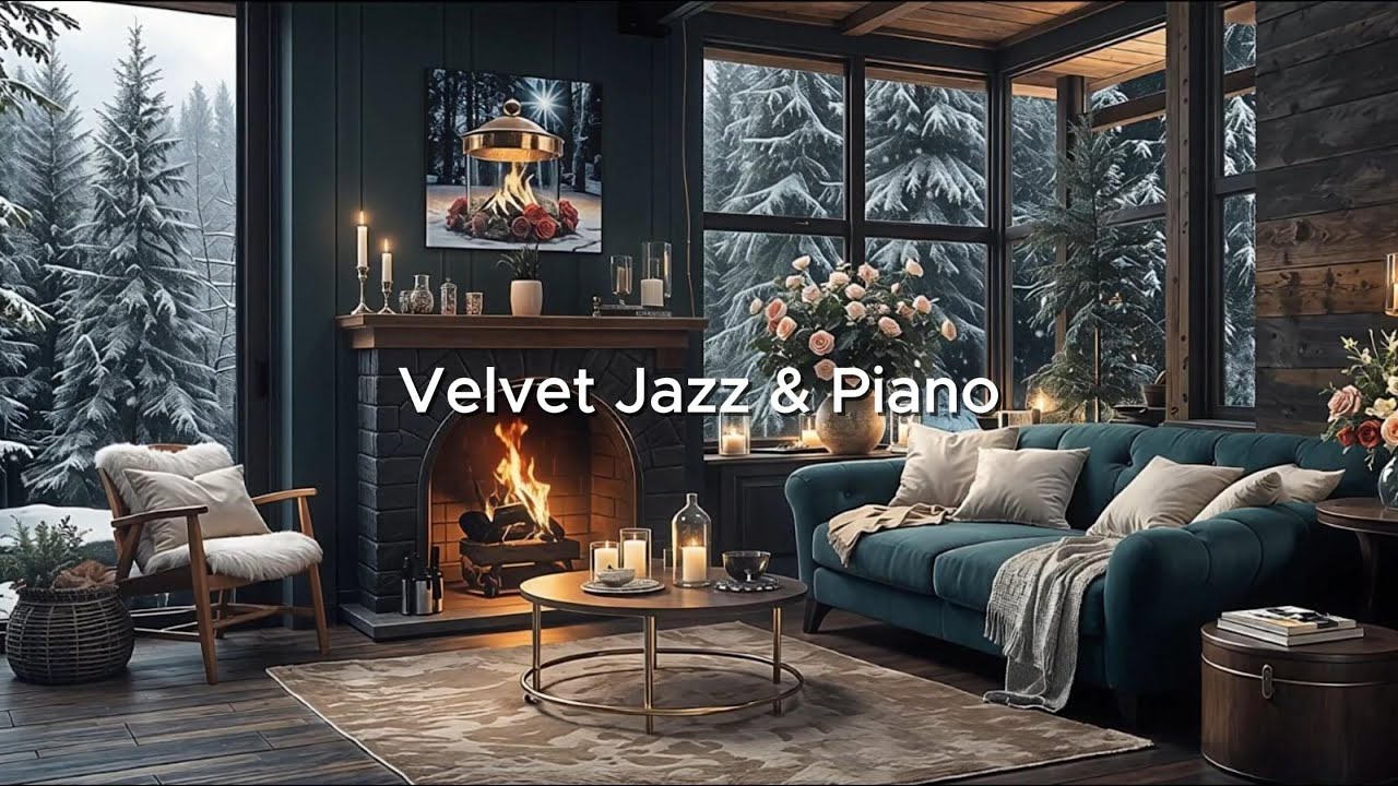 Velvet Jazz & Piano 🎹  Calm Instrumental Jazz for Focus, Relaxation & Night Work