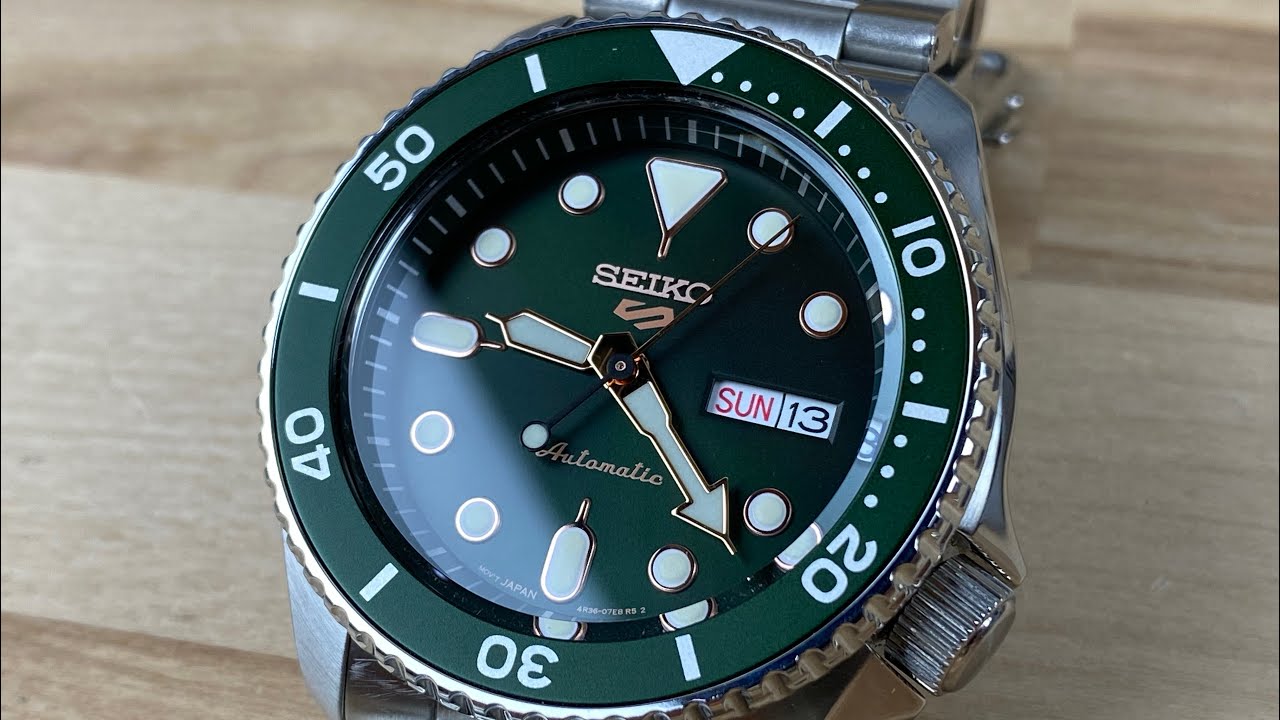 Seiko srpd63 Green - YouTube