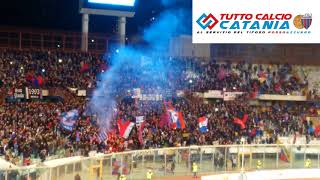 CATANIA - CATANZARO: tifo sugli spalti