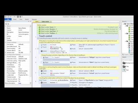 Build cross-platform HTML5 games with Construct 2   - Part1 Navigating Construct 2