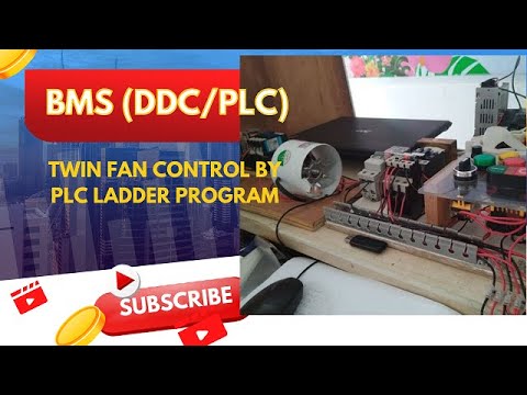 BMS - TWIN EXHAUST FAN CONTROL BY A PLC LADDER PROGRAM. - YouTube