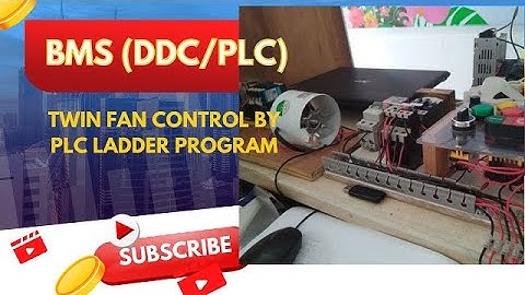 BMS - TWIN EXHAUST FAN CONTROL BY A PLC LADDER PROGRAM.