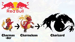 What If Red Bull Logo Were Charizard Evolution ?