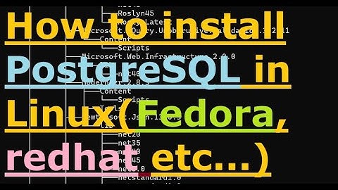 How to install PostgreSQL in Linux