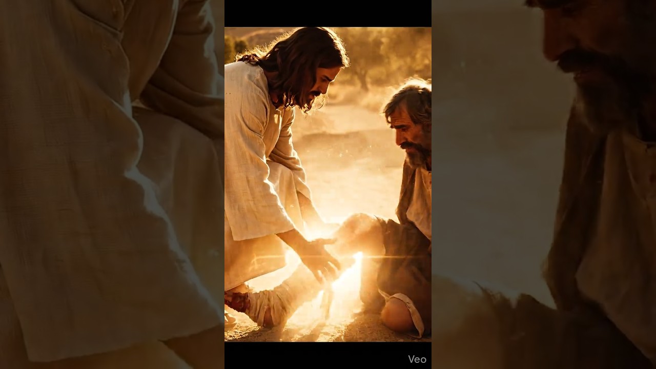 When Jesus Christ touched him...a miracle happend 