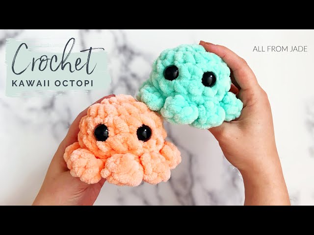 Amigurumi Crochet Kawaii Octopus  NO SEWING REQUIRED 🐙 