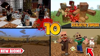 (TOP 10 ADDON ZOMBIE APOCALYPSE) Mod Yang Mengubah MCPE/MCBE Menjadi Zombie Apocalypse - MCPE 1.20 screenshot 1