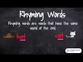 Rhyming Words Quiz