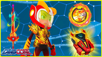 Áo giáp chiến binh của Rồng |Dinosaur Transformer Robot Toys| Hoạt hình Dinocore hay nhất 2023