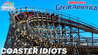 Coaster Idiots Last Visit to California's Great America? Plus a Visit to Santa Cruz Beach Boardwalk!