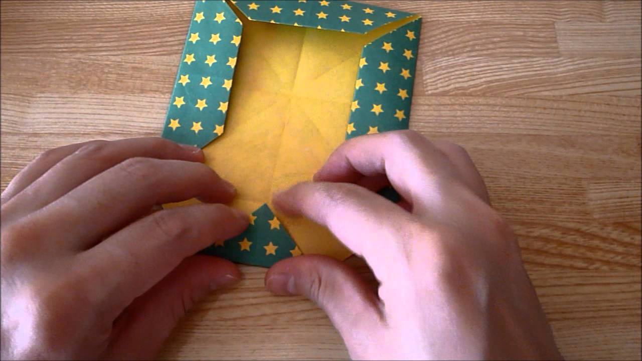 ハンドメイド 折り紙 星形の箱 折り方 作り方 How To Make A Box Of Star Origami Youtube