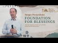 Sergey Povarnitsin, Foundation for blessings (May 23, 2021)