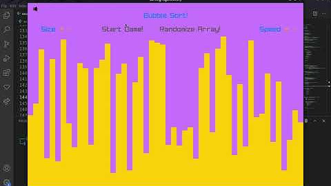 C++ Small Sorting Visualization program (Simplified) - Walk-through!