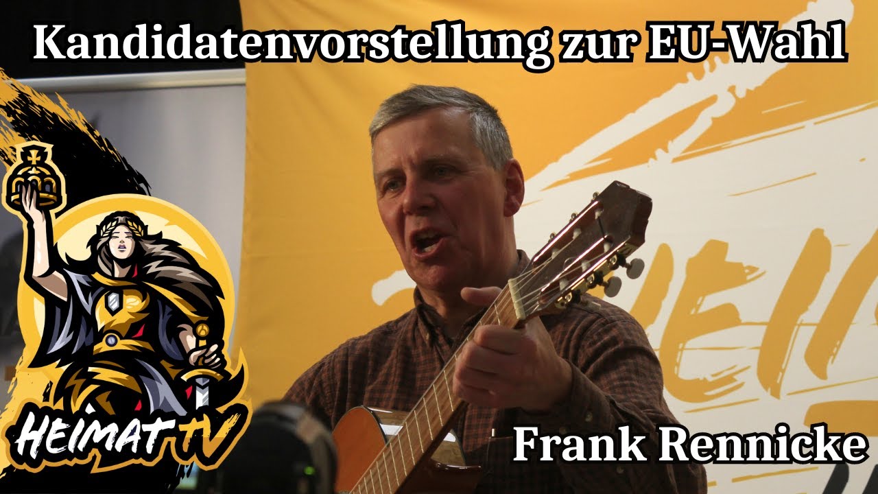 HEIMAT Kandidatenvorstellung - Frank Rennicke - Listenplatz 9 zur EU-Wahl 2024