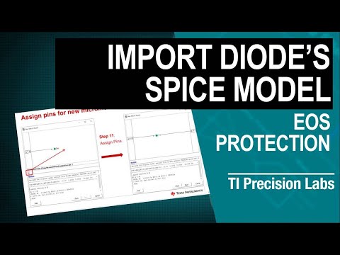 Import diode's PSpice model into TINA