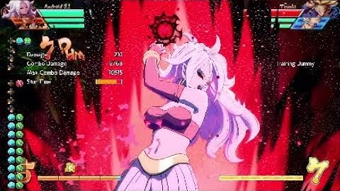 Dragonball FighterZ | Android 21 100% Combo