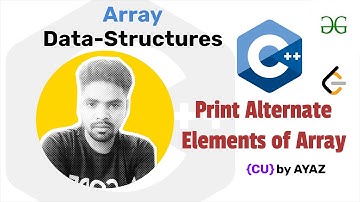 Print alternate elements of an array | Array-5| GFG/ LEETCODE | C++ | Array Playlist
