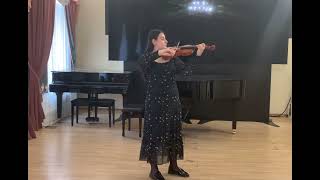 И.С. Бах Партита для скрипки соло №2 ре минор - Сарабанда Жига. Оганесян Сюзанна.