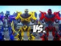 OPTIMUS PRIME & BUMBLEBEE VS STINGER - TRANSFORMERS BATTLE