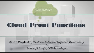 CloudFront Functions | CCE Saturdays!