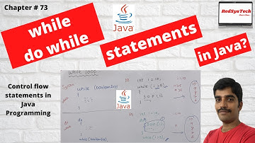 # 73 Java While Loop | While loop Java Tutorial | while loop java|while Loop in java|Java|RedSysTech