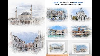 Canvas Watercolor Paint Art Effect screenshot 5
